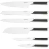 Image de Lot de 6 couteaux de cuisine en inox gris