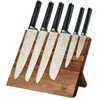 Image de Lot de 7 couteaux de cuisine en inox noir