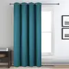 Image de Rideau déco uni occultant et thermique polyester bleu 140x260 cm