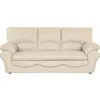 Image de Canapé 3 places en cuir beige
