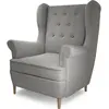 Image de Fauteuil 1 place en tissu gris