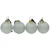 Image de Set de 4 boules de Noël en verre dépoli