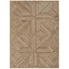 Image de Tapis en jute naturel motifs tissés main 140 x 200 cm