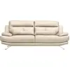 Image de Canapé 3 places en cuir beige