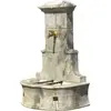 Image de Fontaine de jardin en pierre reconstituée 79 x 49x 113 cm