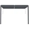 Image de Pergola bioclimatique en aluminium anthracite 300 x 400 x 260 cm