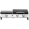 Image de Plancha gaz noir métal 79 x 49 x 25 cm