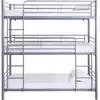 Image de Lit superposé en acier gris 200 x 97 x 215 cm