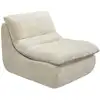 Image de Chauffeuse pour canapé modulable en tissu beige