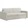 Image de Canapé droit 3 places en tissu beige