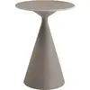 Image de Table de jardin en plastique taupe 80 x 80 x 112 cm