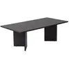 Image de Table basse en bois noir 119 x 60 x 40 cm
