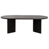 Image de Table basse en bois noir 119 x 60 x 40 cm