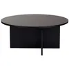 Image de Table basse en bois noir 90 x 90 x 40 cm