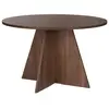 Image de Table repas en bois marron 120 x 120 x 75 cm