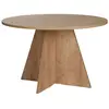 Image de Table repas en bois marron 120 x 120 x 75 cm