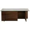 Image de Table basse en bois marron 105 x 65 x 40 cm
