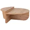 Image de Table basse en bois marron 90 x 60 x 30 cm