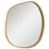 Image de Miroir galet chêne 60x60cm