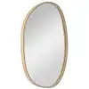 Image de Miroir galet chêne 40x65