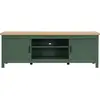Image de Meuble tv 2 portes vert 160 cm
