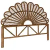 Image de Tête de lit en rotin foncé 160cm