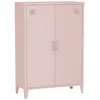 Image de Commode/armoire en métal rose, 2 rangements