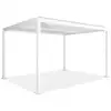 Image de Pergola bioclimatique aluminium et acier 4x3m blanc