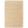 Image de Tapis intérieur 200x290cm damier jaune moutarde