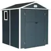 Image de Abri de jardin plastique 3,65 m², anthracite