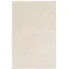 Image de Tapis intérieur tufté avec légers reliefs crème 120x170cm sweeek