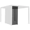 Image de Persienne verticale 3m pour pergola bioclimatique triomphe anthracite
