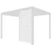 Image de Persienne 130cm pour pergola bioclimatique triomphe blanc