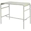Image de Table haute de jardin métal 4 places, beige