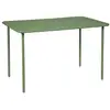 Image de Table de jardin métal 4 places, vert