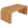 Image de Banc, bout de lit en rotin naturel, 100cm