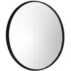 Image de Miroir rond en métal d60cm noir