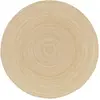 Image de Tapis intérieur rond jute 120 cm naturel