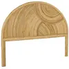 Image de Tête de lit en rotin naturel, bois clair, 160cm