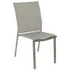 Image de Lot de 4 chaises de jardin empilables kaki