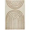 Image de Tapis intérieur shaggy, arc-en-ciel, beige, 120 x 160 cm