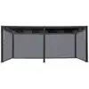 Image de Pergola bioclimatique aluminium 3x6m 4 stores 3m anthracite