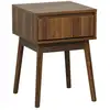 Image de Table de chevet avec un tiroir noyer