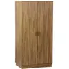 Image de Dressing décor bois de manguier rainuré 2 portes