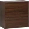 Image de Module de rangement décor bois noyer 3 tiroirs