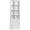 Image de Kit modules décor bois blanc 3 éléments - 3 tiroirs 8 niches