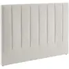 Image de Tête de lit revêtement tissu gris clair 150cm
