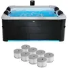 Image de Spa rigide 6 places hydromassages oslo plus 180cm + 8 filtres