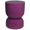 Image de Table d'appoint en métal, bout de canapé effet glossy violet d32
