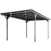Image de Carport aluminium, polycarbonate 15m² anthracite